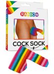 Duhová ponožka na penis Rainbow Cock Sock