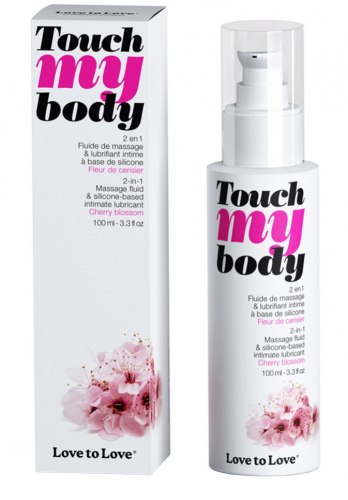 Masážní a lubrikační silikonový gel Touch my Body Cherry Blossom
