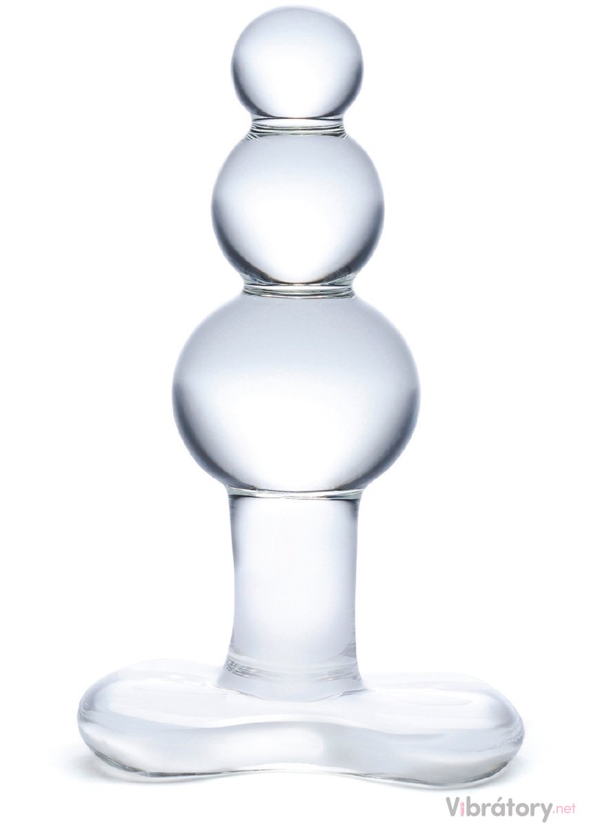 Skleněný anální kolík Gläs Beaded Glass