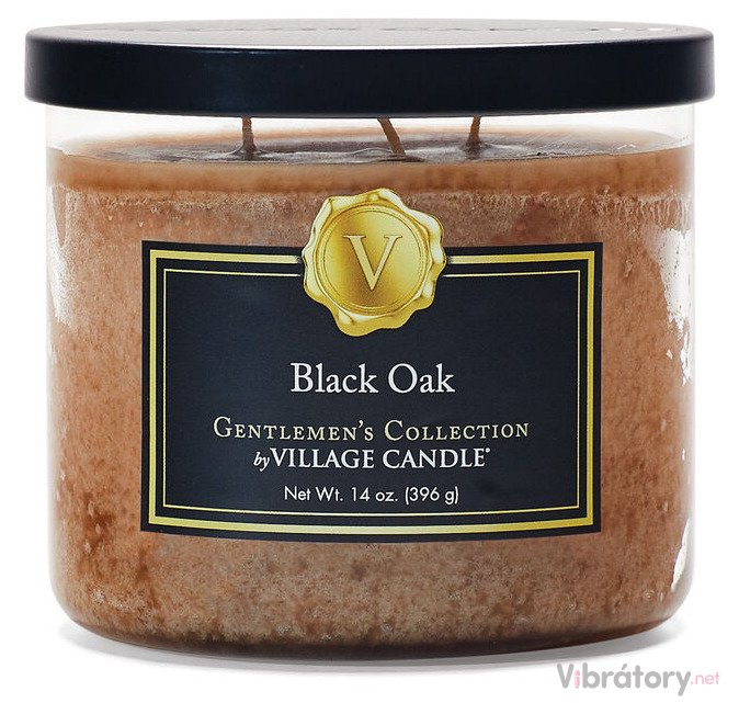 Levně Vonná svíčka Village Candle Black Oak – černý dub, 396 g