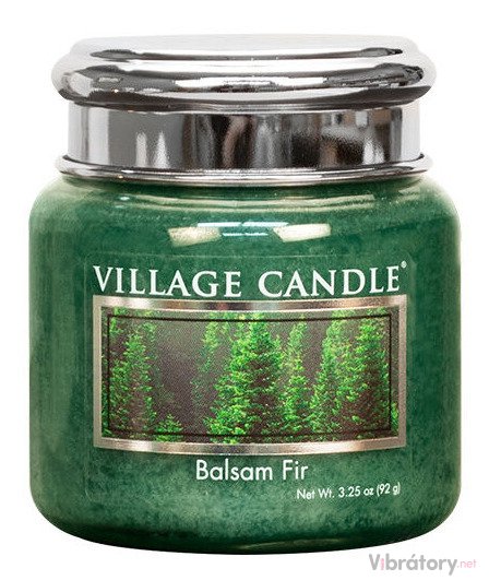 Levně Vonná svíčka Village Candle Balsam Fir – jedle balzámová, 92 g
