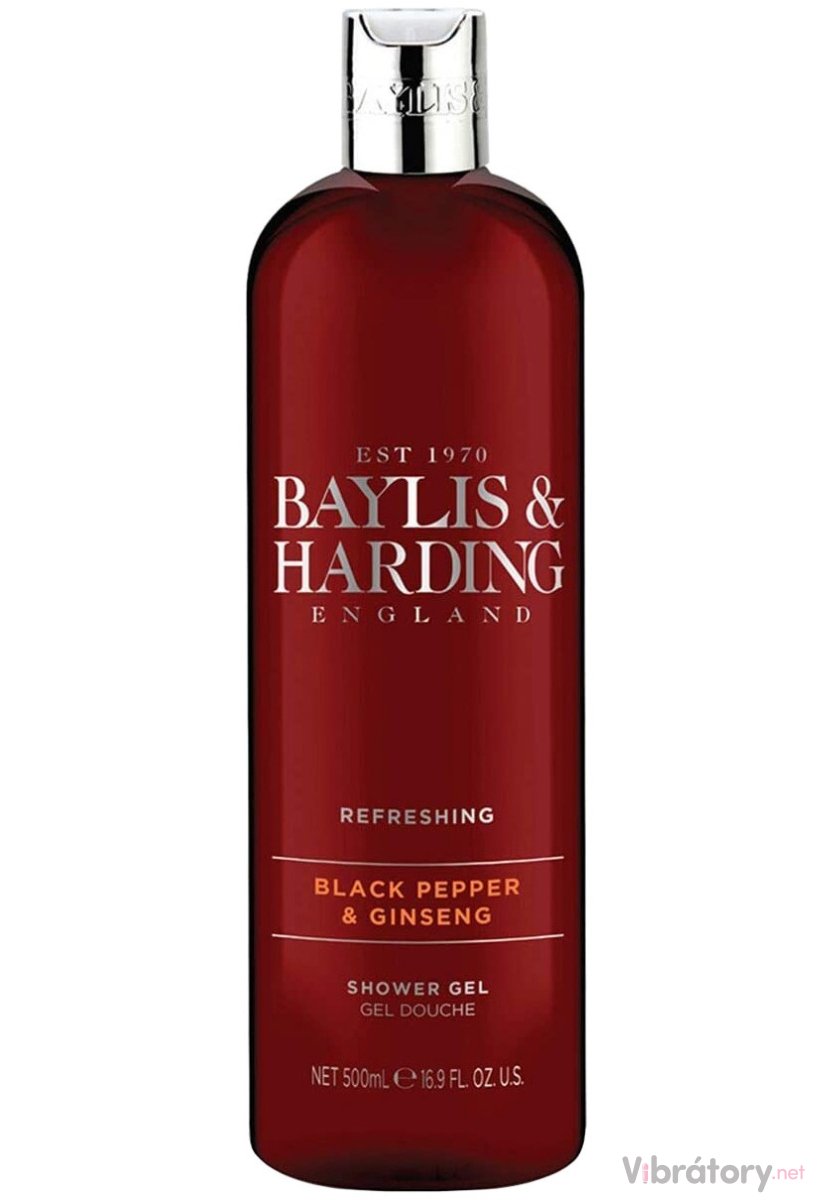 Pánský sprchový gel Baylis & Harding Black Pepper & Ginseng – černý pepř a ženšen, 500 ml