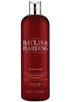 Pánský sprchový gel Baylis & Harding – černý pepř a ženšen – Sprchové gely