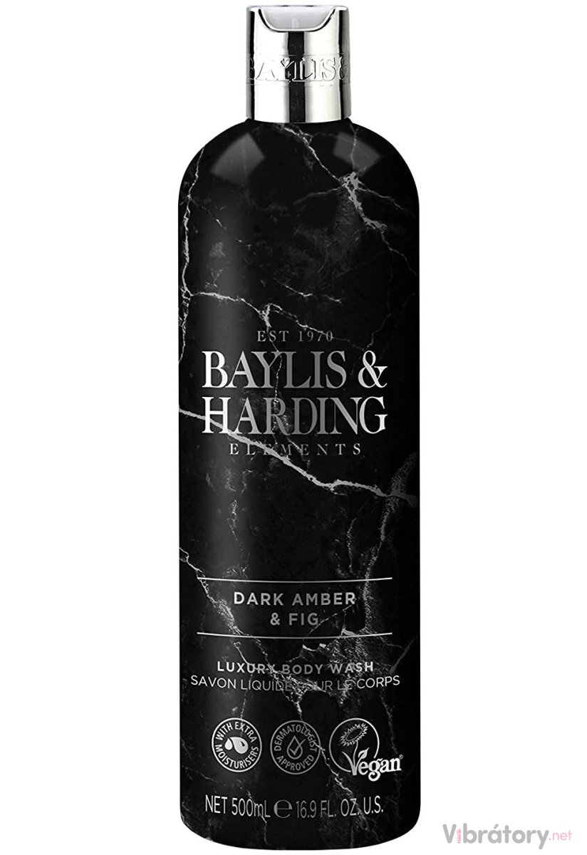 Sprchový gel Baylis & Harding Dark Amber & Fig – tmavá ambra a fík, 500 ml
