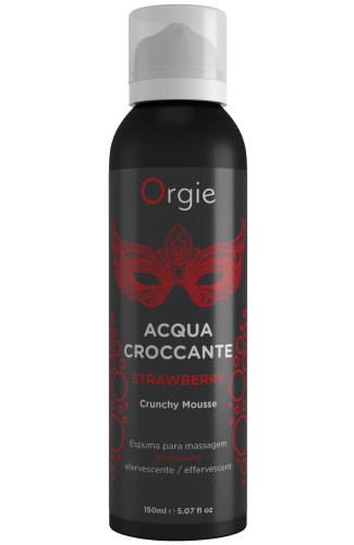 Šumivá masážní pěna Orgie Acqua Croccante – jahoda