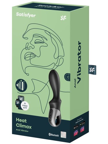 Hřejivý anální vibrátor Satisfyer Heat Climax – ovládaný mobilem