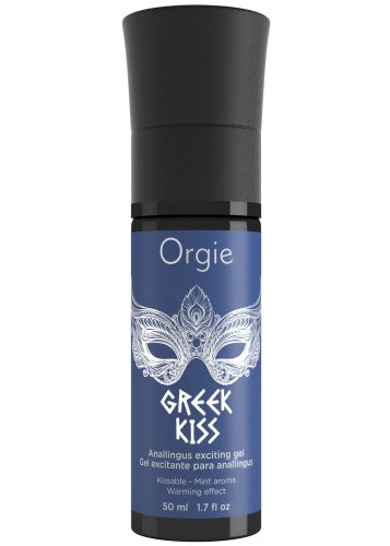 Hřejivý slíbatelný anální stimulační gel Orgie Greek Kiss