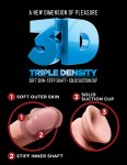 Realistické dildo s volnými varlaty Triple Density Cock 6"
