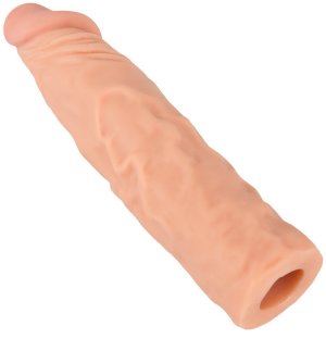 Zvětšovací návlek na penis Nature Skin +3 cm – Prodlužovací návleky na penis