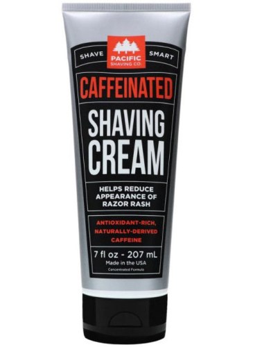 Krémy na holení: Pánský kofeinový krém na holení Pacific Shaving
