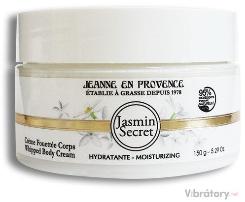 Levně Našlehaný tělový hydratační krém Jeanne en Provence Jasmin Secret, 150 g