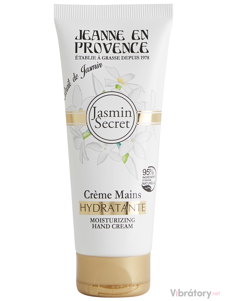 Levně Hydratační krém na ruce Jeanne en Provence Jasmin Secret – jasmín, 75 ml