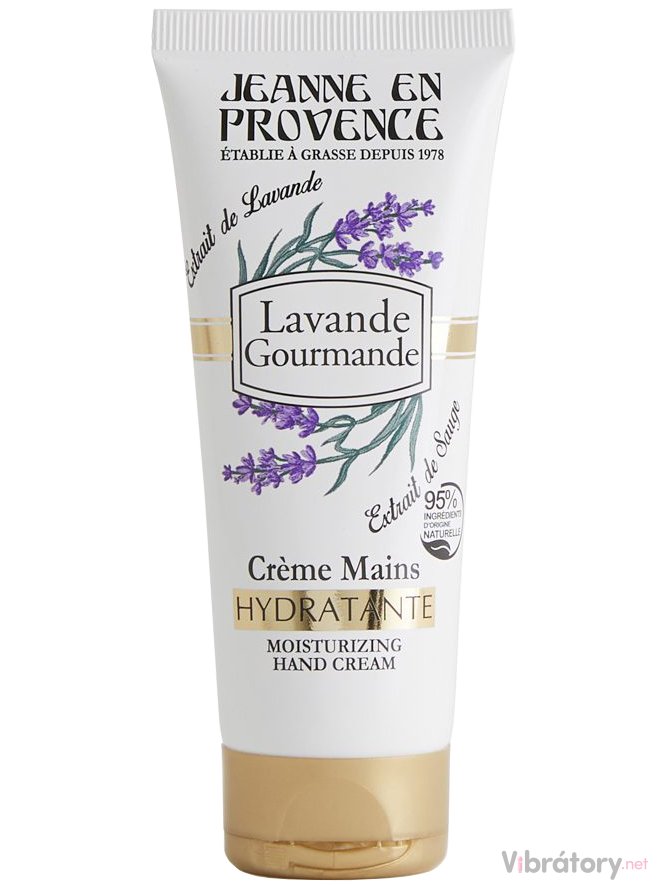 Levně Hydratační krém na ruce Jeanne en Provence Lavande Gourmande – levandule, 75 ml