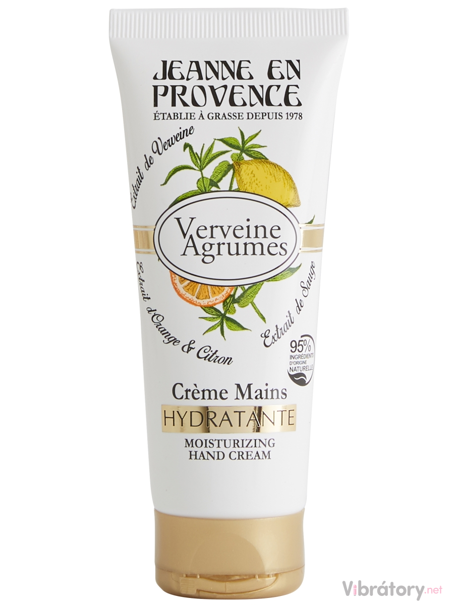 Levně Hydratační krém na ruce Jeanne en Provence Verveine Agrumes – verbena a citrusy, 75 ml
