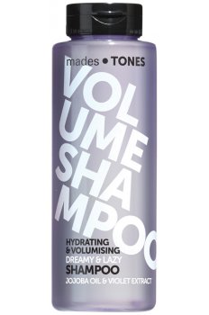 Hydratační šampón pro větší objem Mades – jojoba a fialka – Tekuté šampony