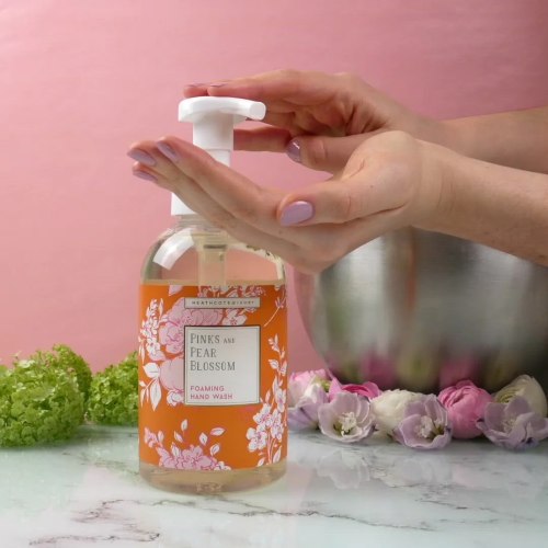 Tekuté pěnivé mýdlo na ruce Heathcote & Ivory – květy růže a hrušky