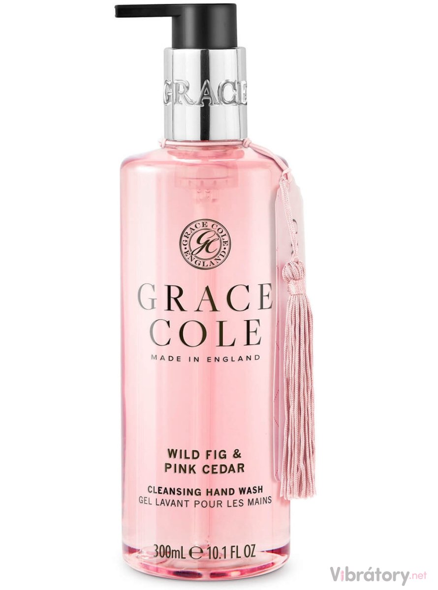 Levně Tekuté mýdlo na ruce Grace Cole Wild Fig & Pink Cedar – fík a růžový cedr, 300 ml