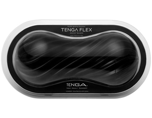 Masturbátor TENGA Flex Rocky Black