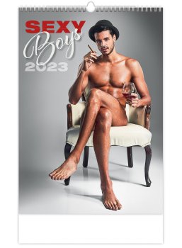 Nástěnný kalendář SEXY BOYS 2023 – Sexy erotické kalendáře