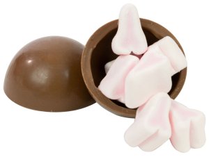 Čokoládové koule plněné marshmallows ve tvaru penisů Sex Bombs (3 ks) – Erotické sladkosti