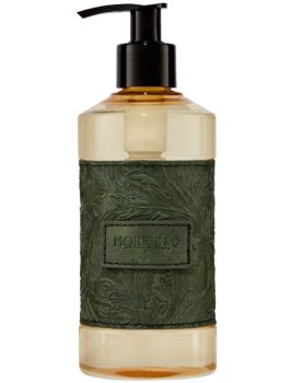 Tekuté mýdlo na ruce Heathcote & Ivory Morris & Co. – semiš a ambra – Tekutá mýdla