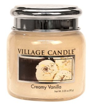 Vonná svíčka Village Candle – krémová vanilka – Vonné svíčky
