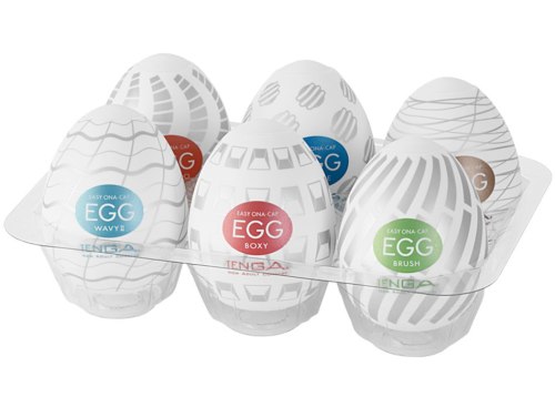 Výhodné balení masturbátorů TENGA Egg Standard, 6 ks