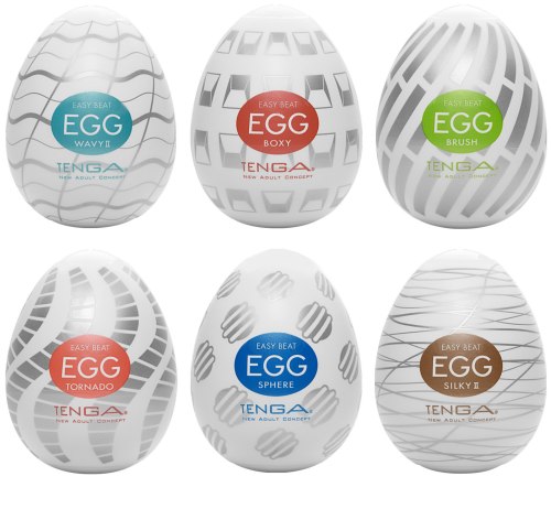 Výhodné balení masturbátorů TENGA Egg Standard, 6 ks