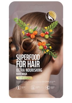 Vyživující maska na vlasy Superfood For Hair – oliva – Výživa na vlasy