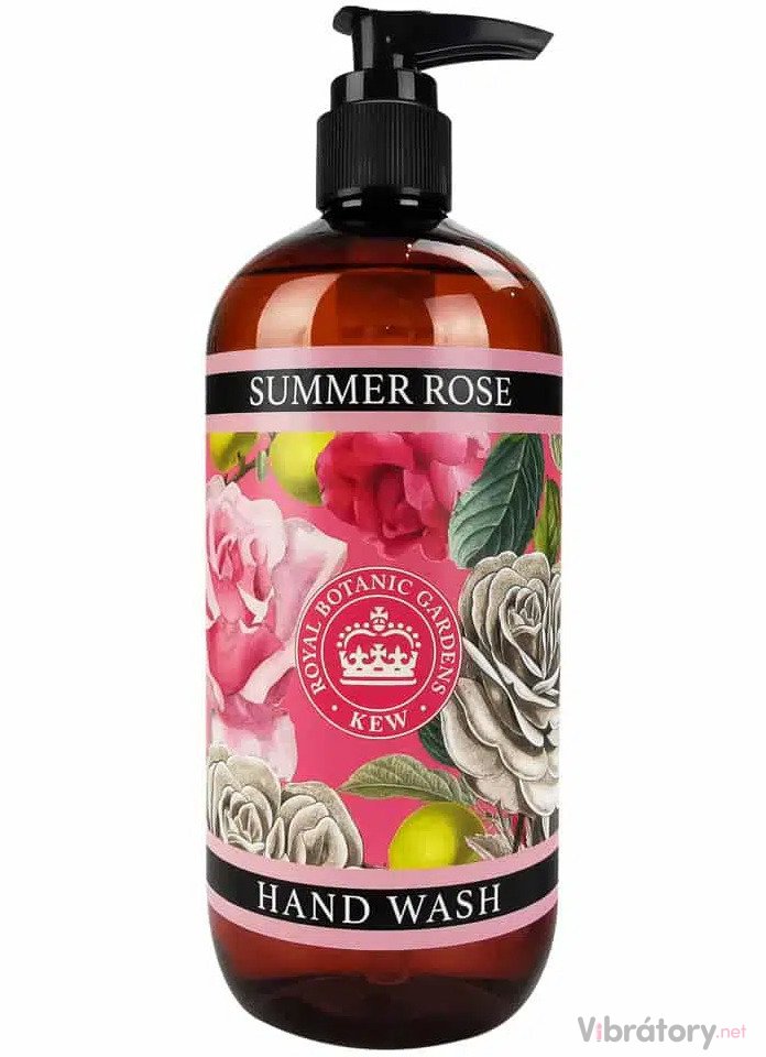Levně Tekuté mýdlo na ruce English Soap Company Summer Rose – růže, 500 ml