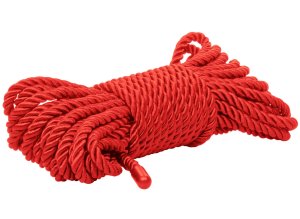SCANDAL Lano na bondage, 10 m (červené) – Bondage lana na vzrušující svazování
