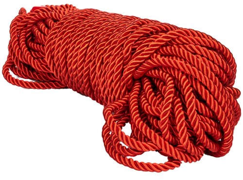 SCANDAL Lano na bondage, 30 m (červené)