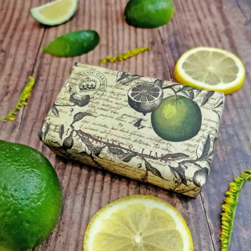 Sada pro péči o ruce English Soap Company – citronová tráva a limetka, 3 ks