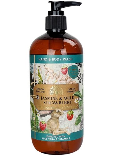 Mycí gel na ruce a tělo English Soap Company – jasmín a lesní jahoda