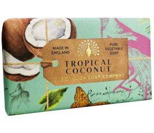 Luxusní tuhé mýdlo English Soap Company – kokos – Tuhá mýdla