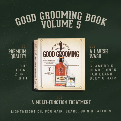 Kosmetická sada pro muže 18.21 Good Grooming Volume 5 – oud, 2 ks