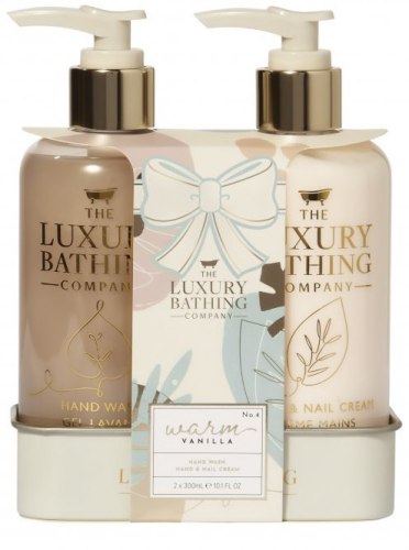 Sada pro péči o ruce The Luxury Bathing Company – vanilka a mandle, 2 ks