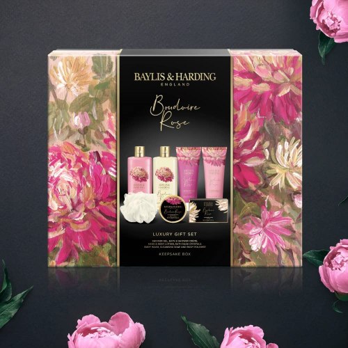 Sada kosmetiky Baylis & Harding – růže, 7 ks