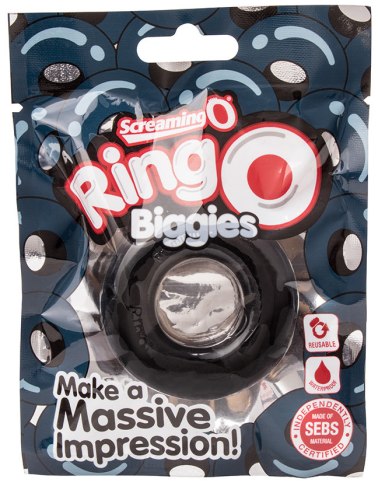 Erekční kroužek RingO Biggies, černý