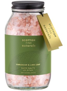 Sůl do koupele Scottish Fine Soaps – koriandr a limetkový list – Sůl do koupele