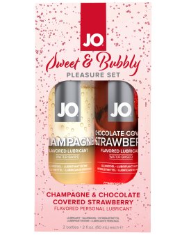 Sada lubrikačních gelů System JO – Sweet & Bubbly – Kosmetické sady