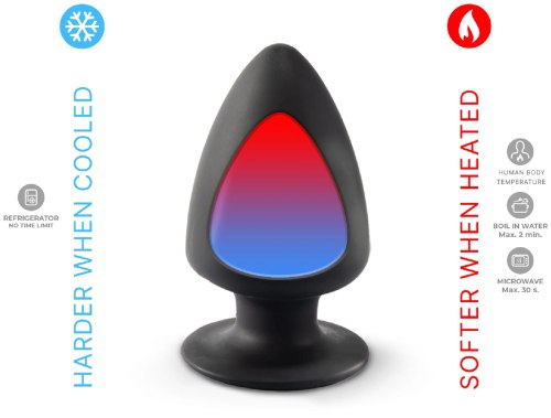 Anální kolík z paměťového silikonu SILEXD L (velký)