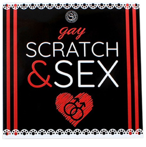 Erotické stírací losy pro páry Gay SCRATCH & SEX