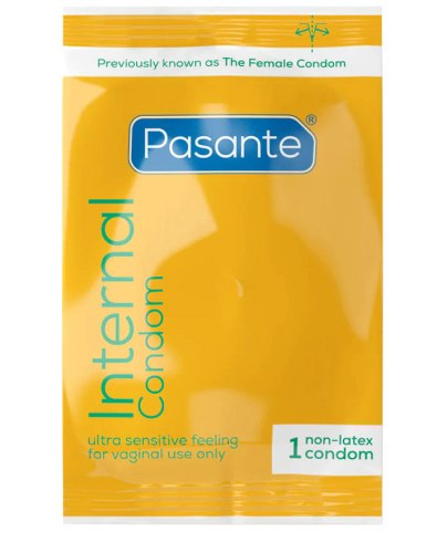 Kondomy pro ženy Pasante Internal Condom, 3 ks
