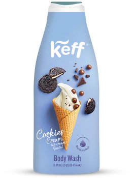 Sprchový gel Keff – zmrzlina se sušenkami – Sprchové gely