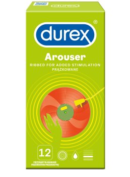 Kondomy Durex Arouser, 12 ks – Kondomy s vroubky a výstupky