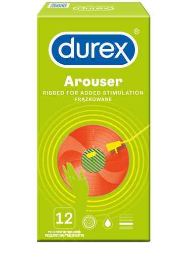 Kondomy s vroubky a výstupky: Kondomy Durex Arouser, 12 ks