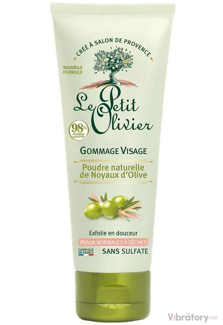 Levně Peeling obličeje Le Petit Olivier Olive Pit Powder – olivy, 75 ml