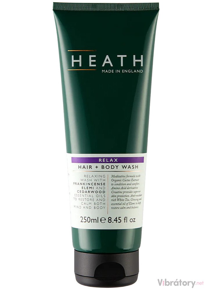 Pánský mycí gel na tělo a vlasy Heath London Relax, 250 ml