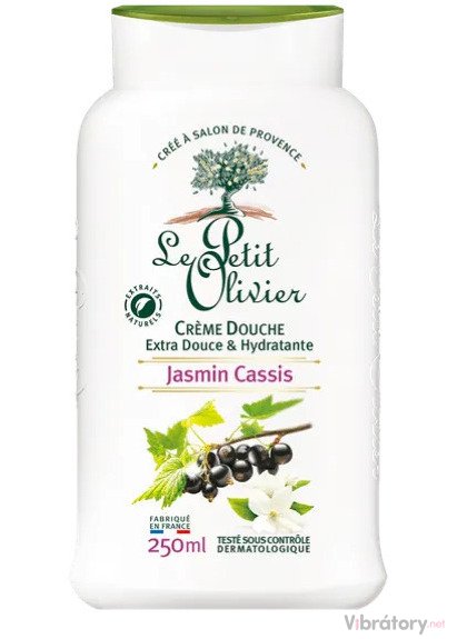 Levně Sprchový krém Le Petit Olivier Jasmin Cassis – jasmín a černý rybíz, 250 ml